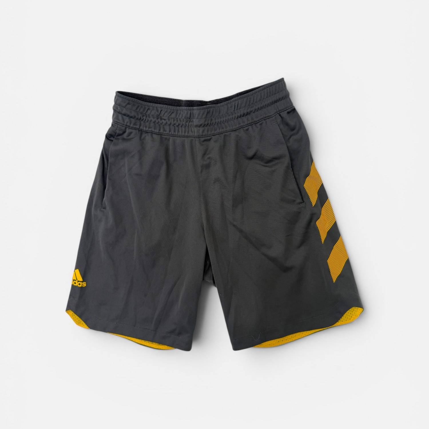 Adidas Γκρι Αθλητικό Σορτς Προπόνησης